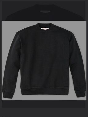 Filson Black Crewneck Sweatshirt